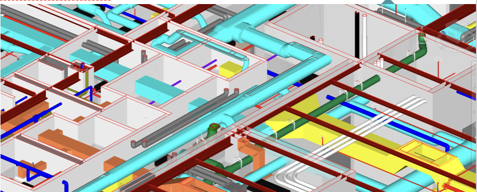 Guilford County Sheriff's Office 3D BIM Model Plumbing Coordination